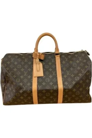 LOUIS VUITTON Pre-owned, unisex, Brun, ONE SIZE, Tyl, Pre-owned canvas tasker