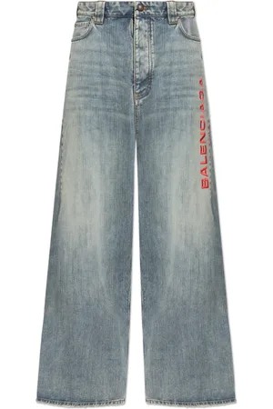 Balenciaga Jeans, Herre, Blå, XS, Denim, Jeans med logo