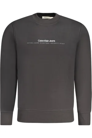 Calvin Klein Sweathshirts & Hoodies, Herre, Sort, M, Bomuld, Sort Bomuldssweater