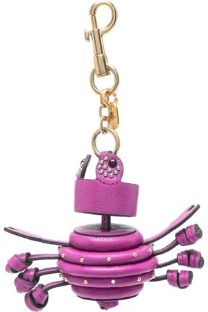 Anya Hindmarch Tilbehør, Dame, Lilla, ONE SIZE, Keyrings