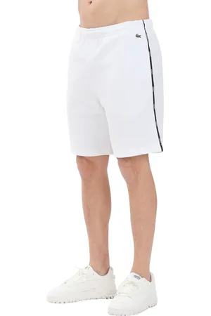 Lacoste Shorts, Herre, Hvid, XL, Bomuld, Sporty hvide shorts med logo trim