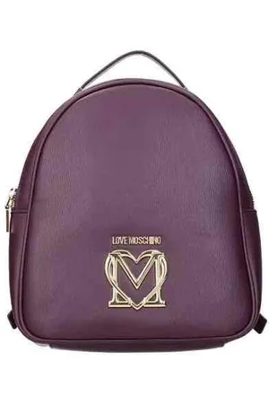 Moschino Taske, Dame, Lilla, ONE SIZE, Uld, Stilfuld PU Lædertaske