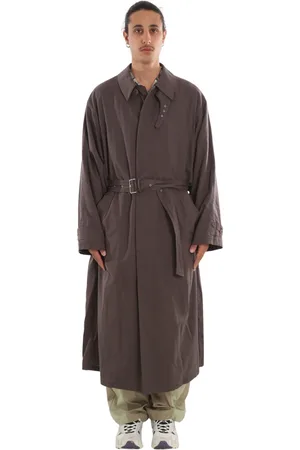MAGLIANO Frakke, Herre, Grå, L, Bælte Trench Coat