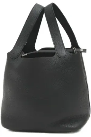 Hermès Pre-owned, Dame, Sort, ONE SIZE, Uld, Pre-owned Laeder skuldertasker