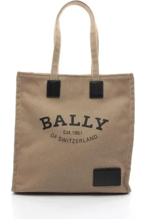 Bally Pre-owned, Dame, , ONE SIZE, Uld, Pre-owned canvas håndtasker