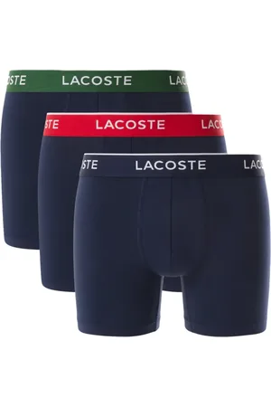 Lacoste Undertøj, Herre, Blå, L, Bomuld, Bomuld Stræk Boxers - Tripack