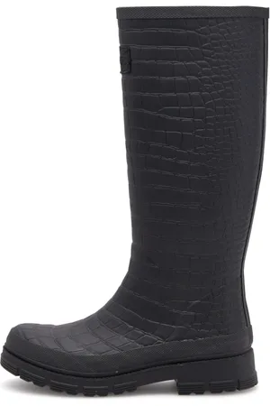 Woden Sko, Dame, Sort, 37 EU, Bomuld, Le Croco Waterproof