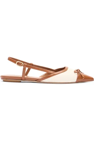 Stuart Weitzman Sko, Dame, Brun, 39 1/2 EU, Kitty Slingback