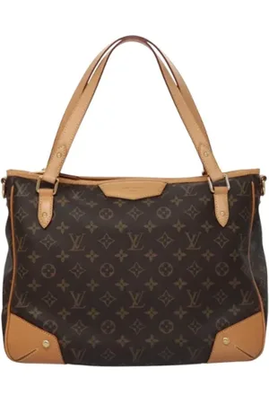 LOUIS VUITTON Pre-owned, Dame, Brun, ONE SIZE, Tyl, Pre-owned canvas tasker