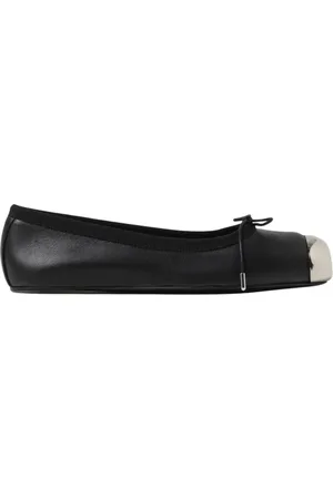 Alexander McQueen Sko, Dame, Sort, 36 1/2 EU, Læder, Sorte Læder Ballerina Flats