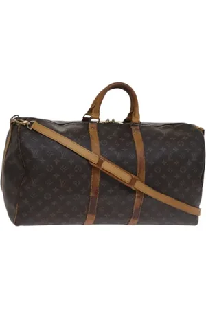 LOUIS VUITTON Pre-owned, Dame, Brun, ONE SIZE, Uld, Pre-owned canvas tasker
