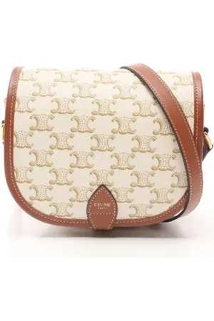 Céline Pre-owned, Dame, , ONE SIZE, Uld, Pre-owned Canvas crossbody-tasker