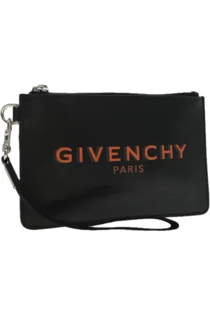 Givenchy Pre-owned, Dame, Sort, ONE SIZE, Tyl, Pre-owned Laeder pouches