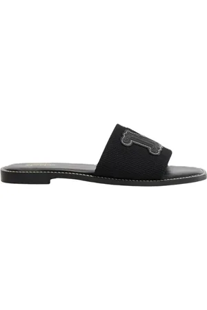 Max Mara Sko, Dame, Sort, 40 EU, Bomuld, Sorte sommer strand sandaler kvinder