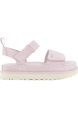 UGG Sko, Dame, Lyserød, 38 EU, Uld, Goldenstar Sandal Baby Fog