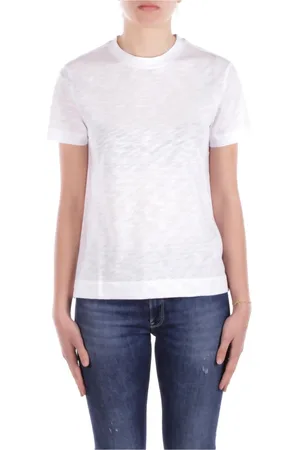 Barbour Top, Dame, Hvid, M, Bomuld, Hvide T-shirts og Polos med Logo