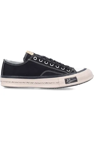 VISVIM Sko, Herre, Sort, 44 EU, Canvas Sneakers Sort Rund Tå
