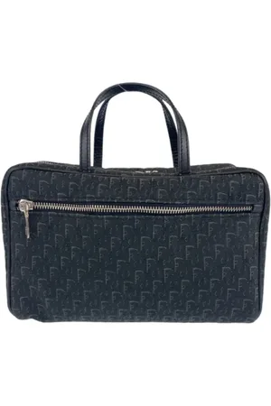 Dior Pre-owned, Dame, Sort, ONE SIZE, Pre-owned Canvas dior-tasker