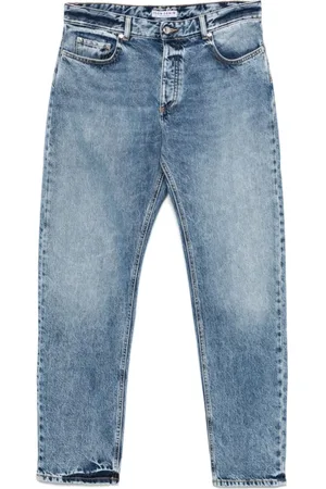 Icon Denim Jeans, Herre, Blå, W31, Denim, Denim Jeans med knaplukning