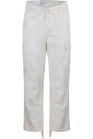 Carhartt Bukser, Herre, Hvid, W29, Bomuld, Hvide Økologiske Bomuld Regular Fit Bukser