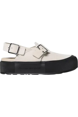 Alexander McQueen Sko, Herre, , 44 EU, Uld, Ruskind Spænde Sandaler