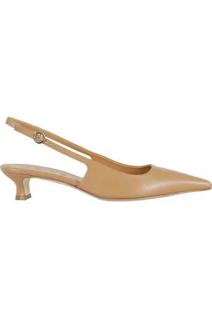 Aeyde Sko, Dame, Brun, 38 EU, Læder, Hasselnød Læder Slingback Spids Design