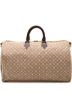 LOUIS VUITTON Pre-owned, unisex, Brun, ONE SIZE, Tyl, Pre-owned Canvas rejsetasker