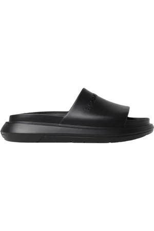 Emporio Armani Sko, Herre, Sort, 43 EU, Uld, Sorte Herresandaler Stilfuld Komfort