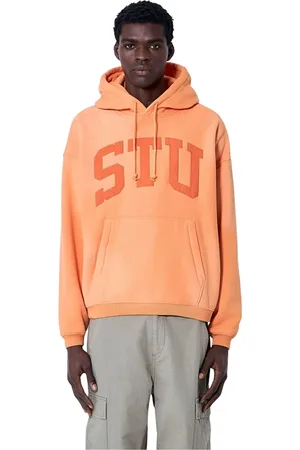 STUSSY Sweathshirts & Hoodies, Herre, , L, Bomuld, Hættetrøje med logo-motiv