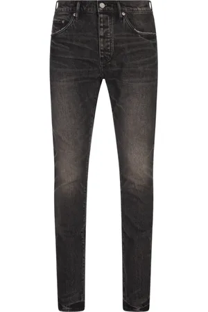 Purple Brand Jeans, Herre, Sort, W31, Bomuld, Sort Bomuld Elastan Jeans