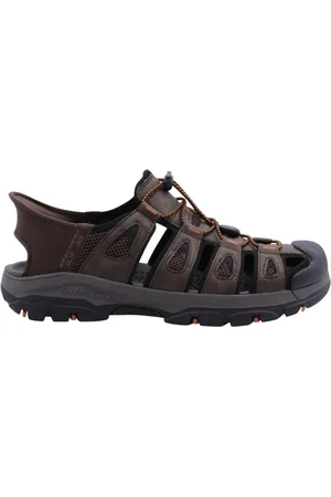 Skechers Sko, Herre, Brun, 44 EU, Fisker Sandaler til Mænd