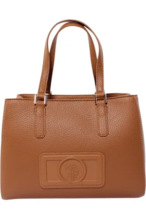 U.S. Polo Assn. Taske, Dame, Brun, ONE SIZE, Uld, Stilfuld Dobbelt Håndtag Manipur Taske