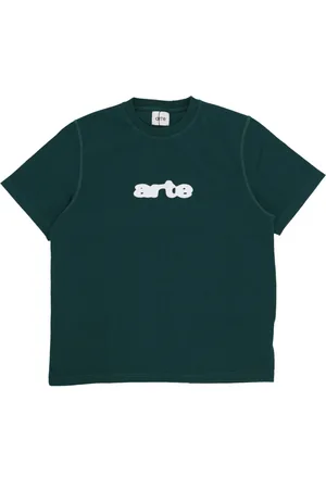 Arte Antwerp Top, Herre, Grøn, XL, Bomuld, Grøn Blur Broderet T-shirt