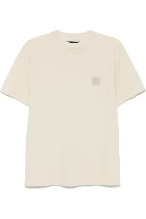 Stone Island Top, Herre, , XL, Bomuld, Crewneck T-shirt med Ghost Patch