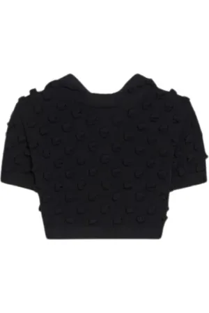 Sportmax Strik, Dame, Sort, M, Sort Sweater Kollektion