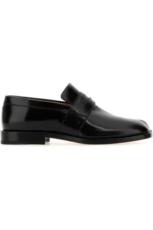 Maison Margiela Sko, Dame, Sort, 36 1/2 EU, Læder, Tabi Penny Loafers