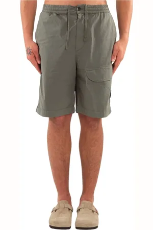 C.P. Company Shorts, Herre, Grøn, 2XL, Stretch Cargo Shorts in 669