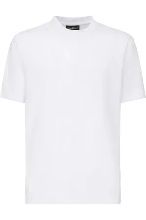 Giuliano Galiano Top, Herre, Hvid, XL, Bomuld, Hvide bomuldst-shirts og poloer