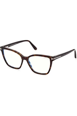 Tom Ford Tilbehør, unisex, Brun, 53 MM, Uld, Stilfulde Briller Ft5812-B