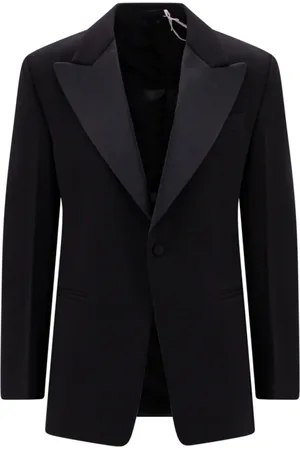 Salvatore Ferragamo Jakke, Herre, Sort, M, Uld, Uld Blazer Jakke