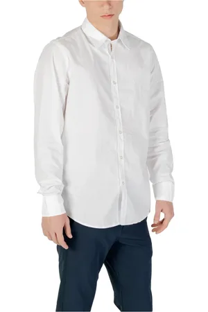 HUGO BOSS Skjorte, Herre, Hvid, 2XL, Bomuld, Elegant langærmet skjorte til mænd