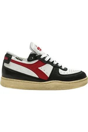 Diadora Sko, Herre, Flerfarvet, 39 EU, Basket Row Cut Sneakers