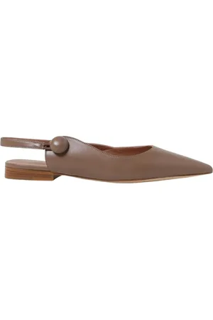 MALONE SOULIERS Sko, Dame, Brun, 37 EU, Beige Ballet Flats Elegant Design
