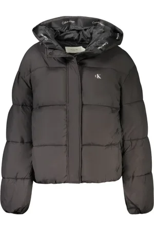 Calvin Klein Jakke, Dame, Sort, S, Polyester, Tekstiljakke