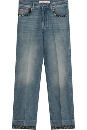 VALENTINO GARAVANI Jeans, Dame, Blå, W25, Denim, Regular Fit Denim Jeans