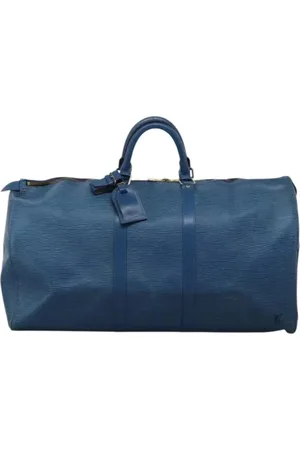 LOUIS VUITTON Pre-owned, unisex, Blå, ONE SIZE, Tyl, Pre-owned Laeder louis-vuitton-tasker