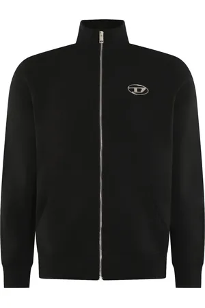 Diesel Sweathshirts & Hoodies, Herre, Sort, L, Sort lynlåsjakke