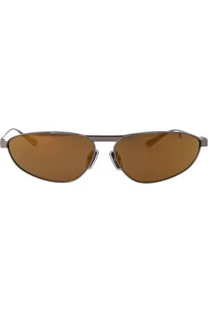 Balenciaga Tilbehør, Herre, Grå, 66 MM, Uld, Polariserede UV-solbriller til mænd