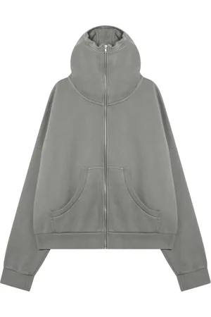 Entire Studios Sweathshirts & Hoodies, Herre, Grå, L, Uld, Zip Cardigan Sweatshirt