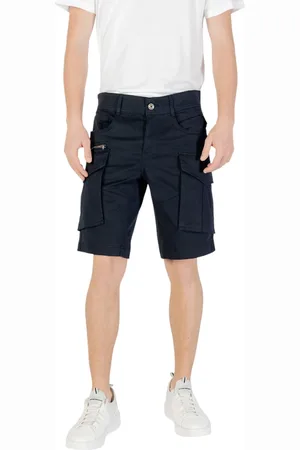 Replay Shorts, Herre, Blå, W32, Bomuld, Moderne Bermuda Shorts til Mænd